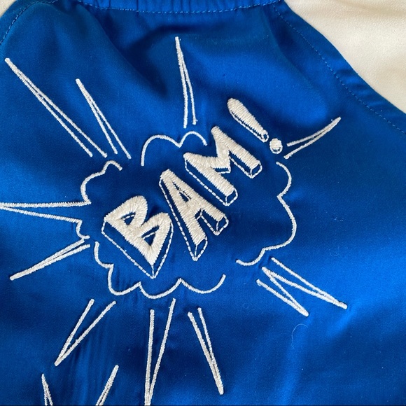 OshKosh B’Gosh Red, white, and blue vintage-style bomber jacket, 18 mos. - Picture 8 of 11